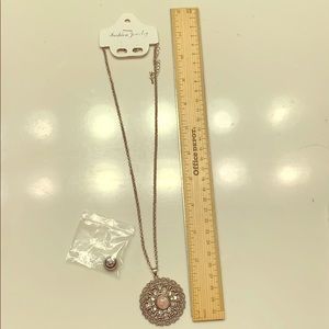 Mini Snap Necklace with two mini snaps